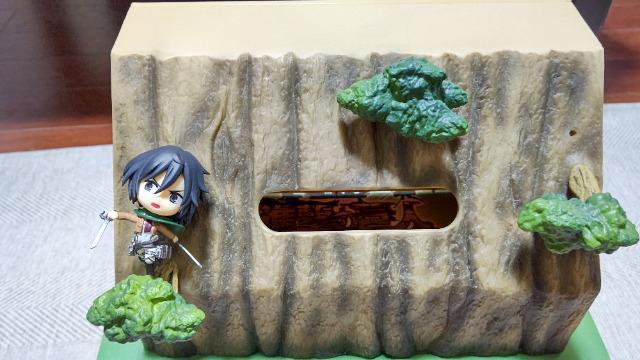 ☆一番くじ☆進撃の巨人☆きゅんキャラティッシュケース☆:進撃