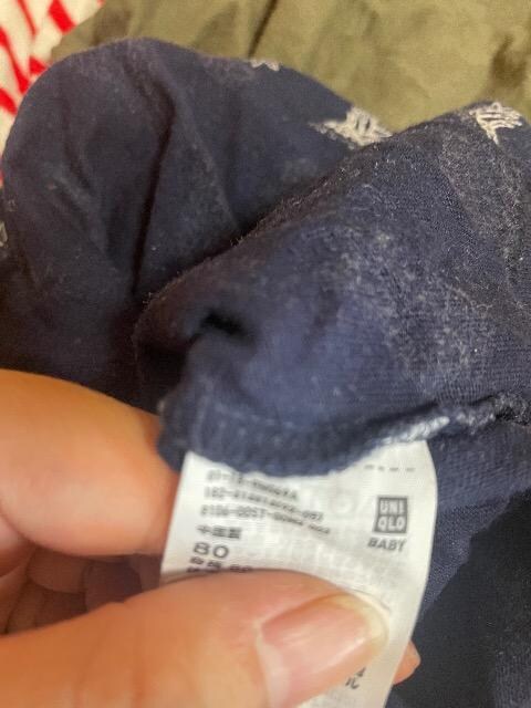 UNIQLO Ȃǃxr[ TVc 3_Zbg TCY80  uh 