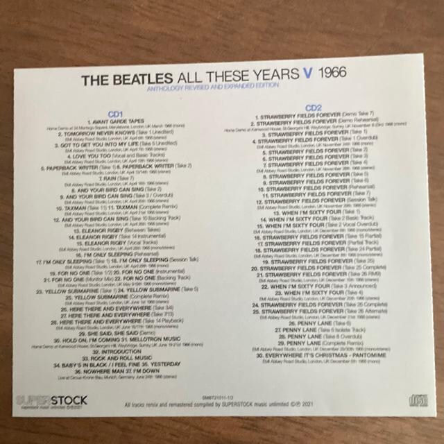 A 2g@THE BEATLES / ALL THESE YEARS 1966 ANTHOLOGY r[gY  ^gObY 