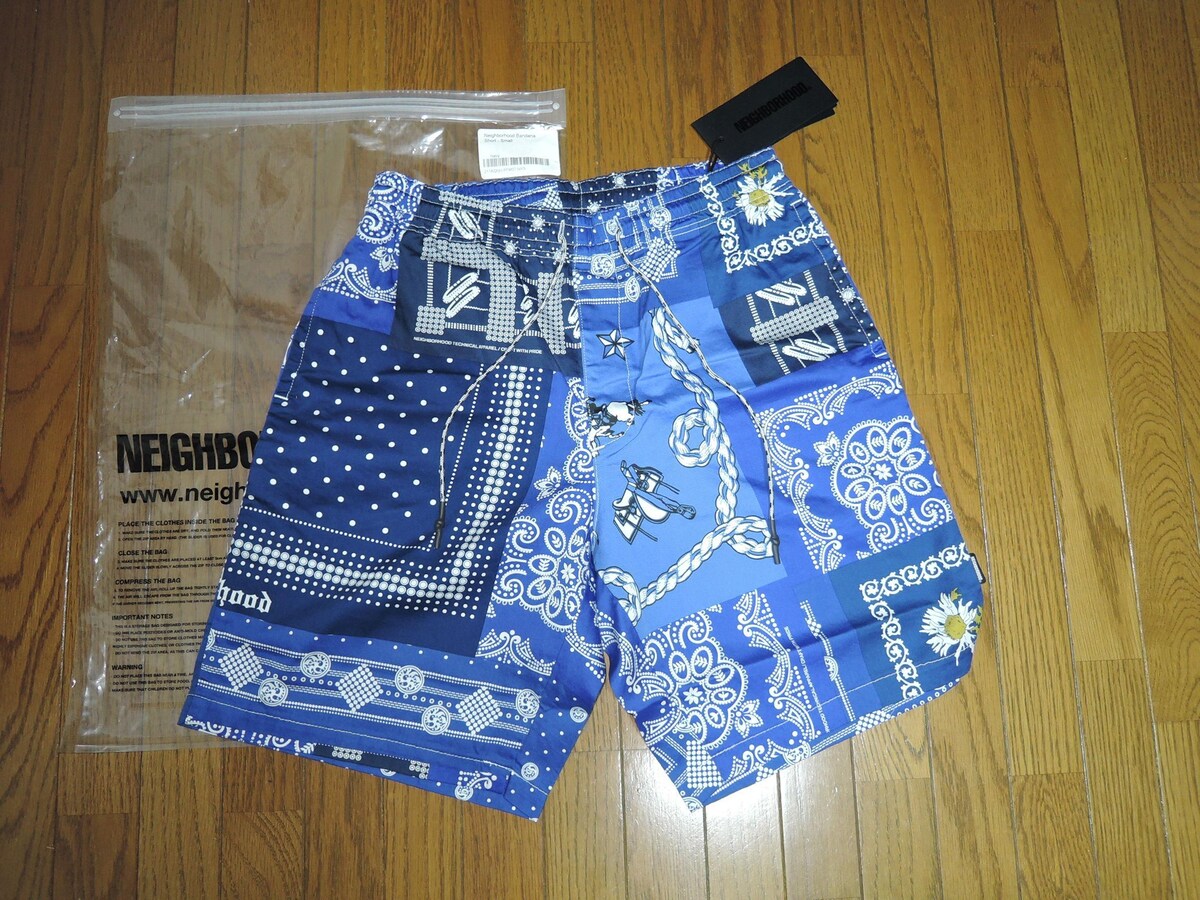 NEIGHBORHOOD BANDANA/C-ST Mサイズ ショートパンツ 新品 NEIGHBORHOOD ネイバーフッド BANDANA /C-STバンダナ