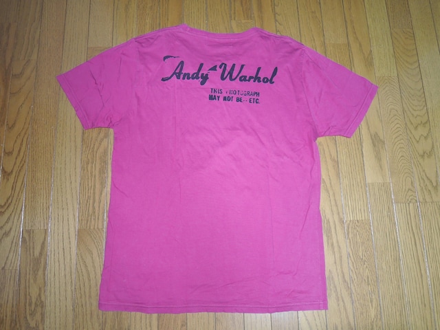 HYSTERIC GLAMOUR qXebNO}[ ~ ANDY Worhol TVc L hD TEE AfB[  uh 