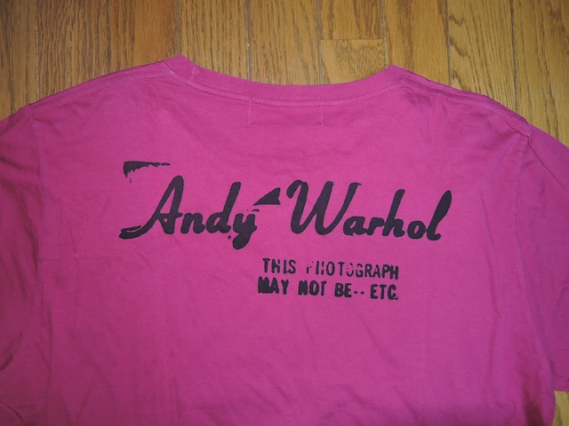 HYSTERIC GLAMOUR qXebNO}[ ~ ANDY Worhol TVc L hD TEE AfB[  uh 
