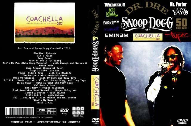 COACHELLA hiphop ՓT 2012 SNOOP DOG DR.DRE pop 