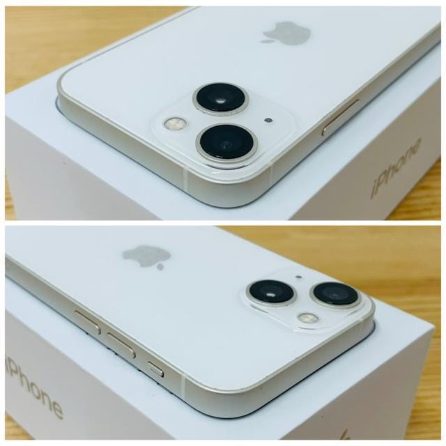 B 100% iPhone 13 mini 128 GB SIMt[ {  Ɠd/AV 