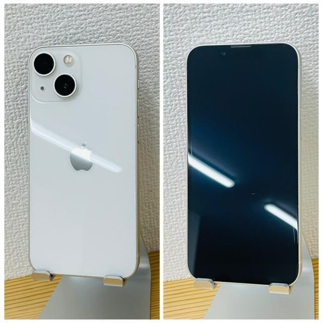 B 100% iPhone 13 mini 128 GB SIMt[ {  Ɠd/AV 