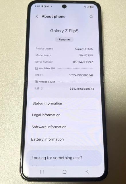 yǕizAndroid Galaxy Z Flip 5b256gbbSIMt[  Ɠd/AV 