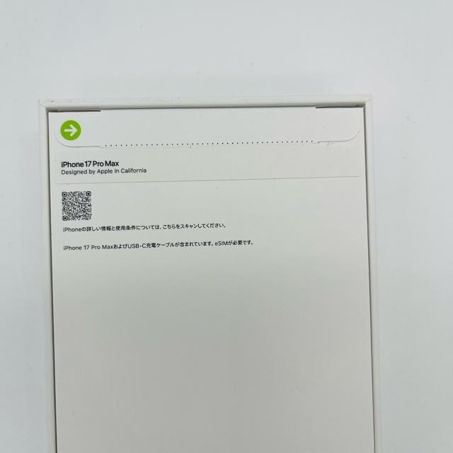 J iPhone 17 Pro Max 256 GB SIMt[ {  Ɠd/AV 