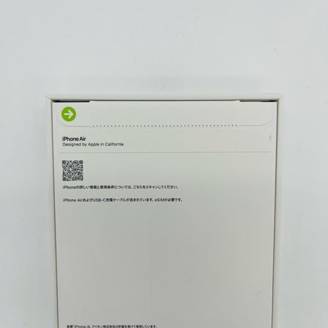 J iPhone Air 256 GB SIMt[ ubN {  Ɠd/AV 
