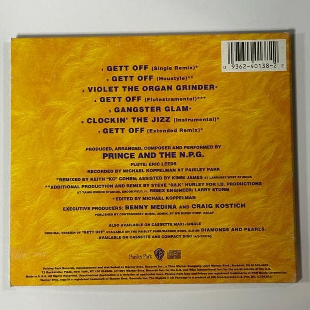 New Power Generation / Gett Off  CD/DVD/rfI 