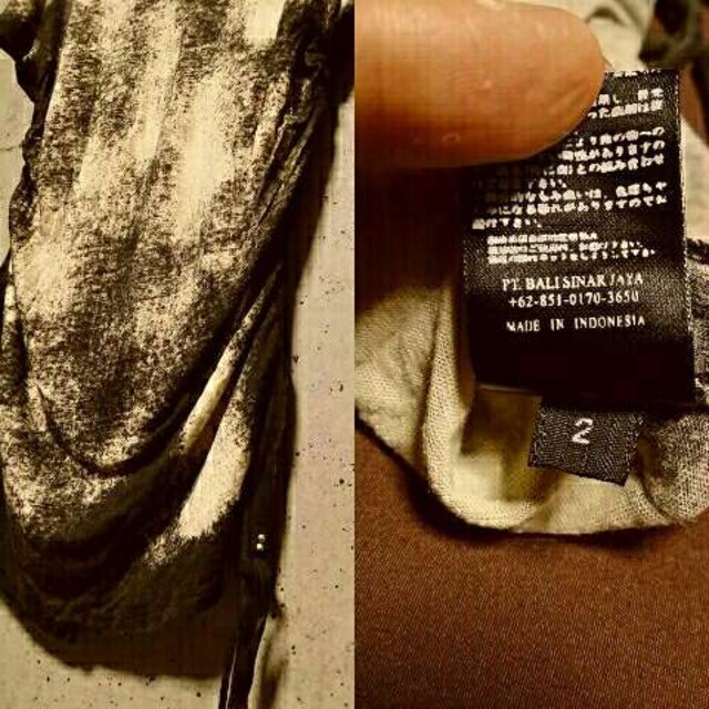ViKMRIIP Discharged Side Shirring Cut/SS 2