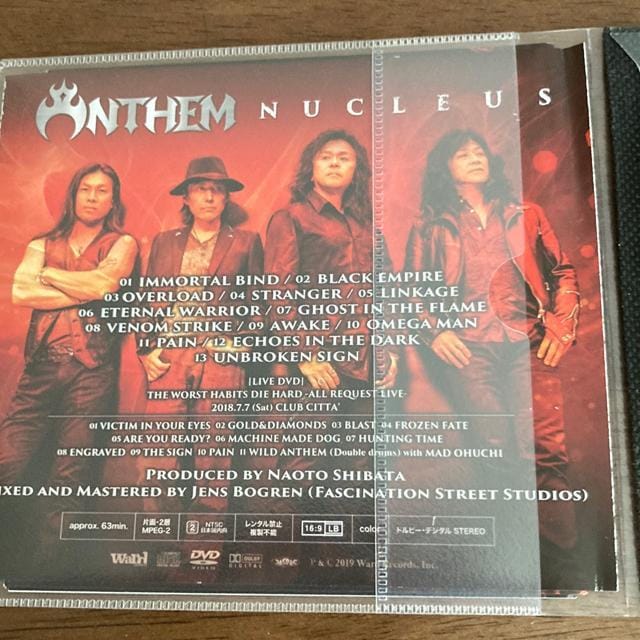 Z ANTHEM / NUCLEUSyCD+CDVD AZ@Wp^@n[hbN@wB^  CD/DVD/rfI 
