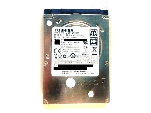 HDD TOSHIBA MQ01ACF050 500GB SATA   PC{/Ӌ@ 