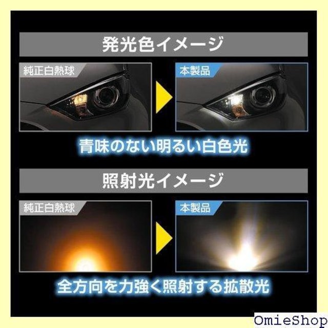 J[Cg CARMATE GIGA ԌΉ LED 6000K 140lm ͂ȊgU T10 BW174 290  /oCN