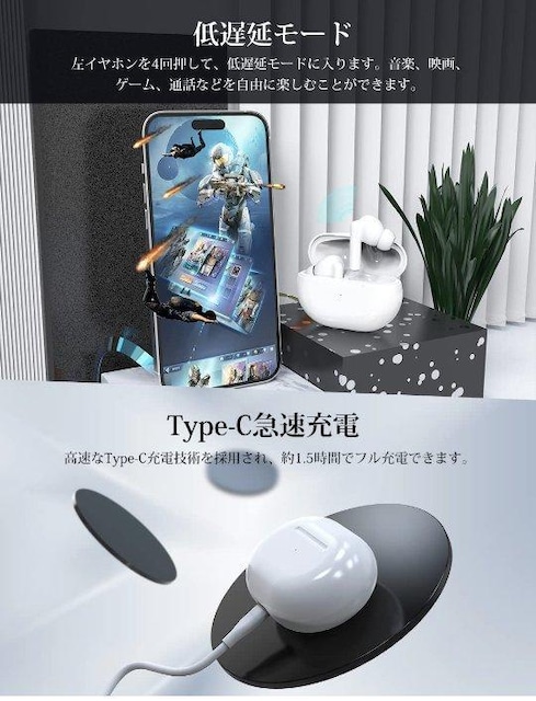 CX Cz Bluetooth5.3  ŐV@׃AO iPhone Android@Y@fB[X@oi@gp  Ɠd/AV 