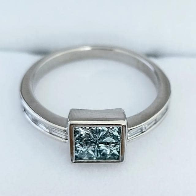 u[_Ch O Pt900 0.58ct 0.20ct 4.9g  ANZT[/v 