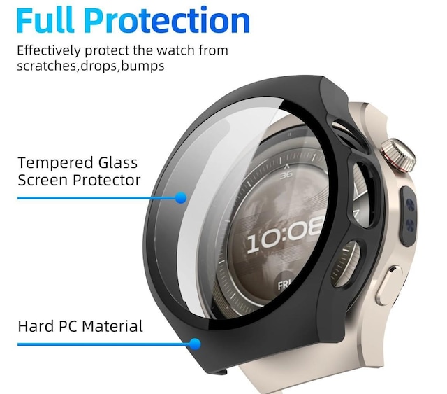 HUAWEI WATCH 5 t@[EFC EHb` 5 46mm KX ی P[X h Jo[  Ɠd/AV 