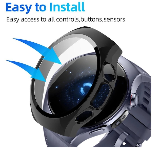 HUAWEI WATCH 5 t@[EFC EHb` 5 46mm KX ی P[X h Jo[  Ɠd/AV 