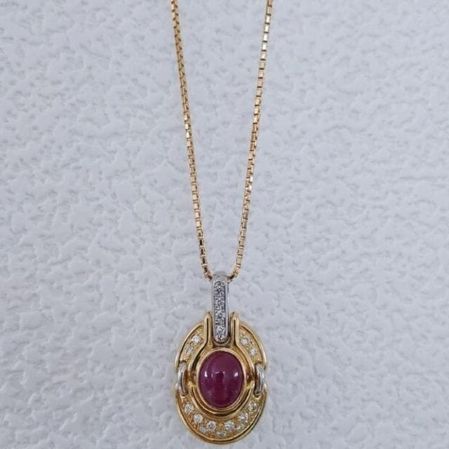 _Ch~r[ y_ggbv K18YG Pt900 3.79ct 11.1g  ANZT[/v 