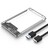 2.5インチ HDD SSD 外付けケース USB3.0クリアケースSATA USB3.0ハードディスク 5Gbps高速データ転送