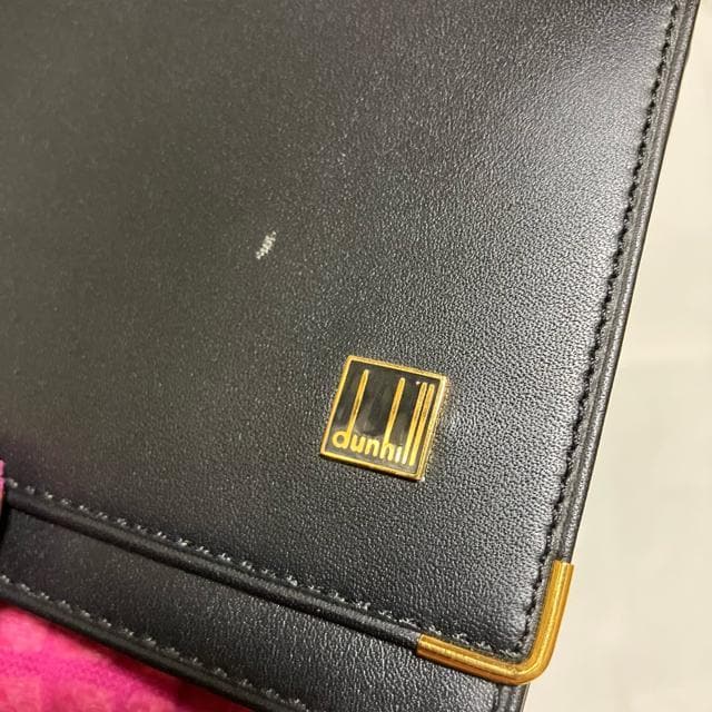 美品】【dunhill / ダンヒル】 レザー / 長財布（小銭入れなし