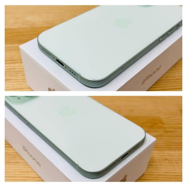 B 100% iPhone 15 128 GB SIMt[ O[ {  Ɠd/AV 
