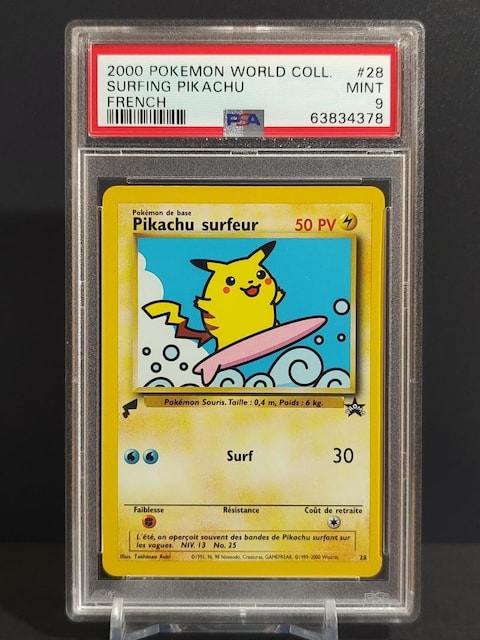 PSA9@COŃ|PJ[h(tX)@2000N@Pikachu@surfeur   g[fBOJ[h 