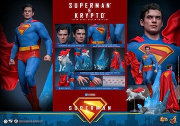 zbggCY MMS812 X[p[}Nvg  Superman & Krypto Hottoys 1/6 tBMA