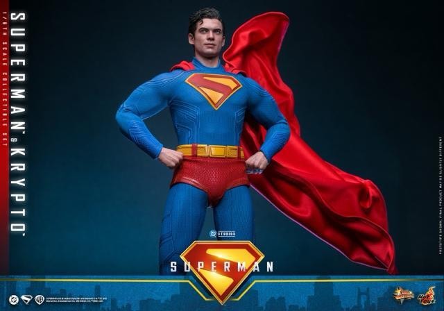 zbggCY MMS812 X[p[}Nvg  Superman & Krypto Hottoys 1/6 tBMA  zr[ 