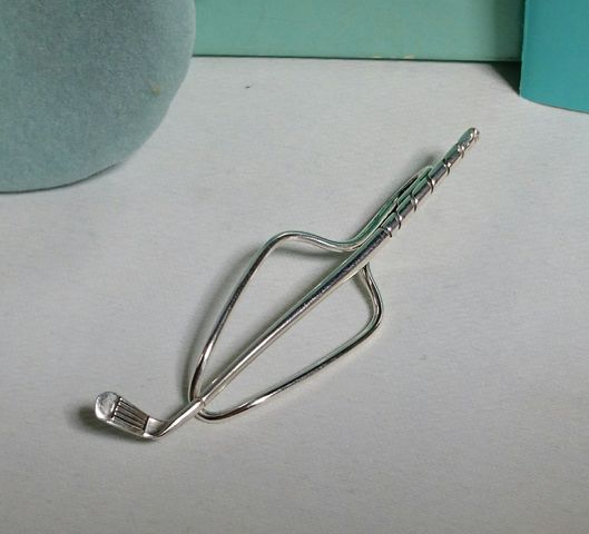 正規良 TIFFANYティファニー ゴルフクラブモチーフネクタイピン