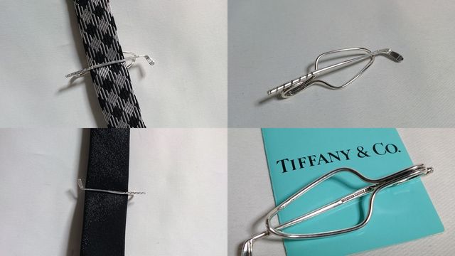 【美品・箱・保管袋付き】ティファニー／ゴルフクラブ ネクタイピン SV925 美品・箱・保管袋付き】ティファニー／ゴルフクラブ ネクタイ