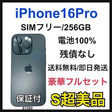 S 100% iPhone 16 Pro 256 GB ubN {