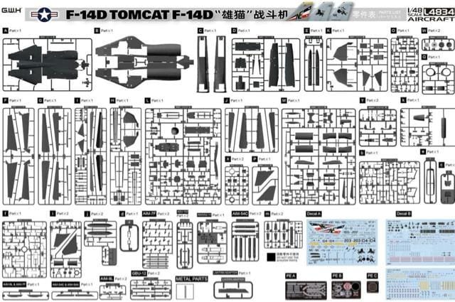 Great Wall Hobby(O[gEH[zr[) AJCR F-14D ͏퓬@ (vf)  zr[ 