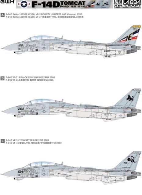 Great Wall Hobby(O[gEH[zr[) AJCR F-14D ͏퓬@ (vf)  zr[ 