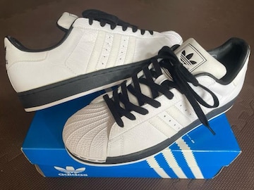 adidas SUPERSTAR2 (WHITE/BLACK772272jAfB_X@X[p[X^[2 p_@US11 29cm