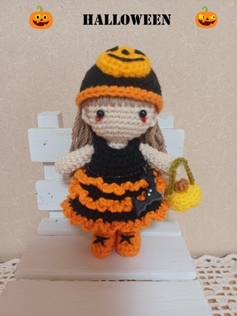 Hand made@@HALLOWEEN*ڂ*̎q*݂*L[z_[OK 