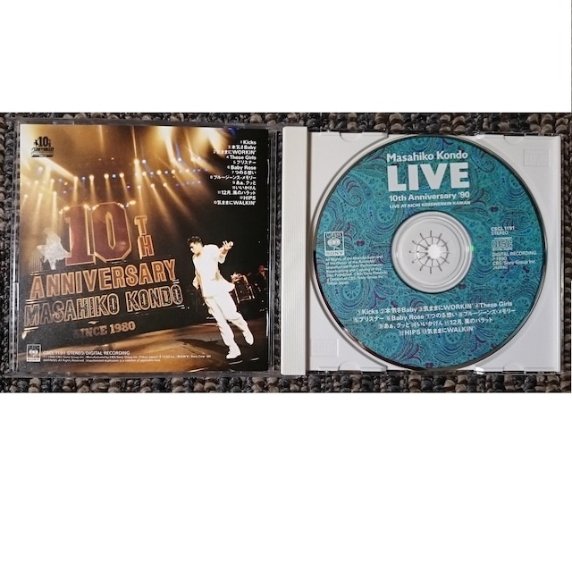 KF@@ߓ^F@LIVE 10th ANNIVERSARY '90@  ^gObY 