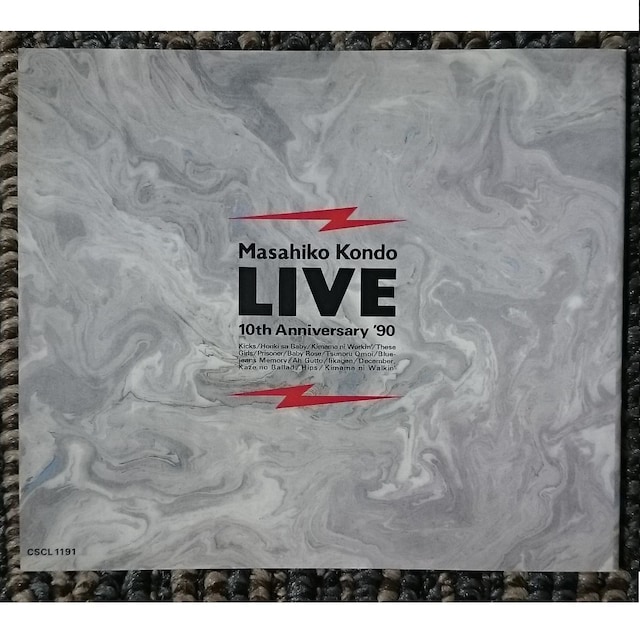 KF@@ߓ^F@LIVE 10th ANNIVERSARY '90@  ^gObY 