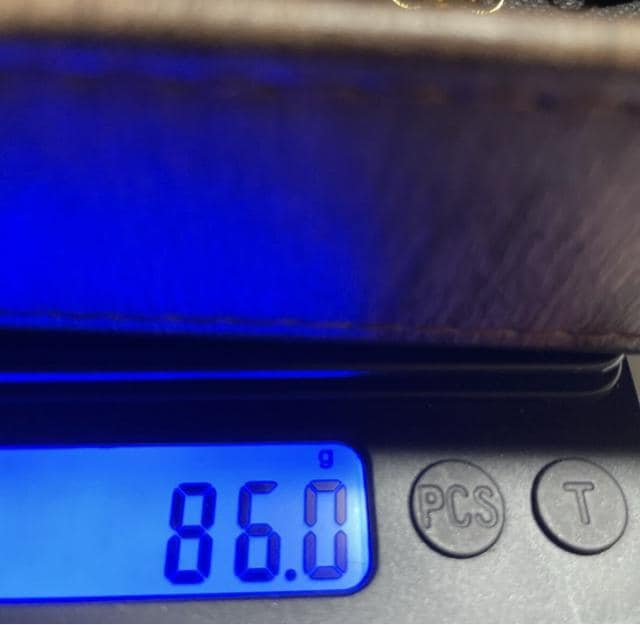 ƍ@lbNX S[h `F[ 999 (24K)  86.0g  ANZT[/v 