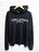 ☆DSQUARED2 ディースクエアード ロゴ プリント スウェット パーカー 裏起毛 プルオーバー/メンズ/L☆ブラック