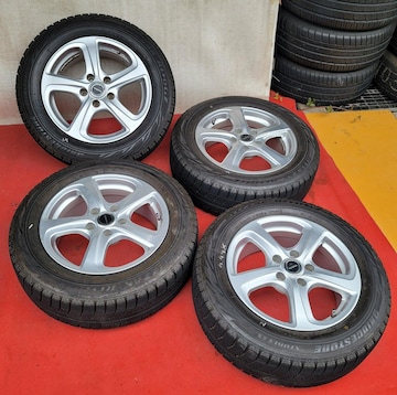 yizBALMINUM 16C` 6.5J +38 PCD114.3 BRIDGESTONE BLIZZAK REVO GZ4