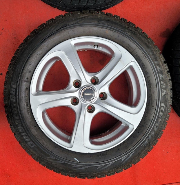 yizBALMINUM 16C` 6.5J +38 PCD114.3 BRIDGESTONE BLIZZAK REVO GZ4  /oCN