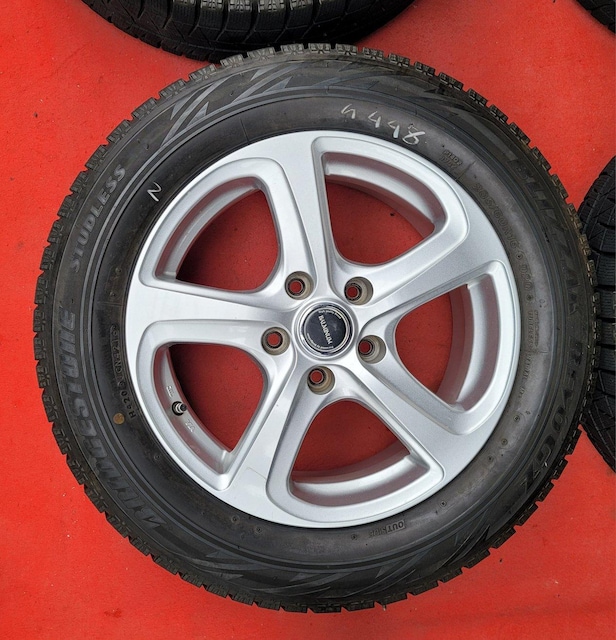 yizBALMINUM 16C` 6.5J +38 PCD114.3 BRIDGESTONE BLIZZAK REVO GZ4  /oCN