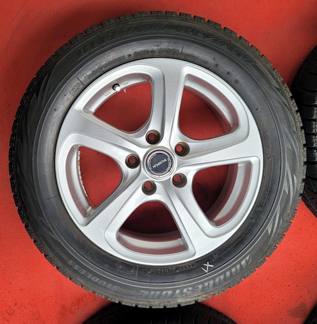 yizBALMINUM 16C` 6.5J +38 PCD114.3 BRIDGESTONE BLIZZAK REVO GZ4  /oCN