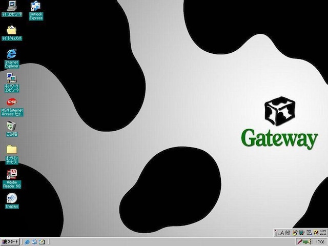 gPC Windows98SE PC@Gateway E-1600 JP@tbs[hCu  PC{/Ӌ@ 