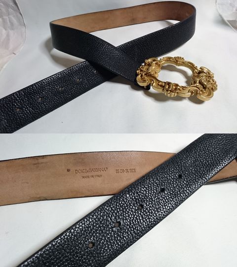 良品　ドルチェ&ガッバーナベルト　バロック エンジェルバックル　太ベルト DOLCE&GABBANA - 正規美品 限定 ドルチェ&ガッバーナ バロック