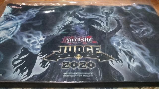鬼レア 遊戯王公式プレイマット。死の王ヘル JuDGE 新品未開封
