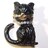 黒猫 クロネコ 子猫 猫 ネコ ねこ ラインストーン ブローチ ピンブローチ バッジ ピンバッジ コサージュ ラペルピン クチ