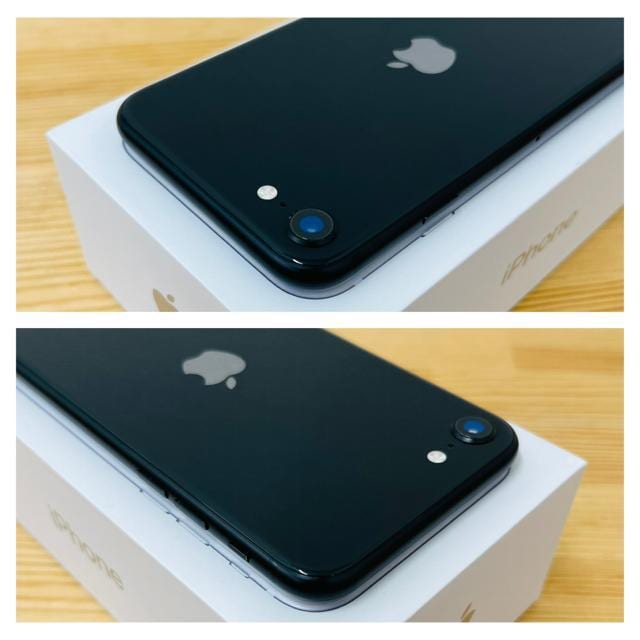 B 100% iPhone SE2 64 GB SIMt[ ubN {  Ɠd/AV 