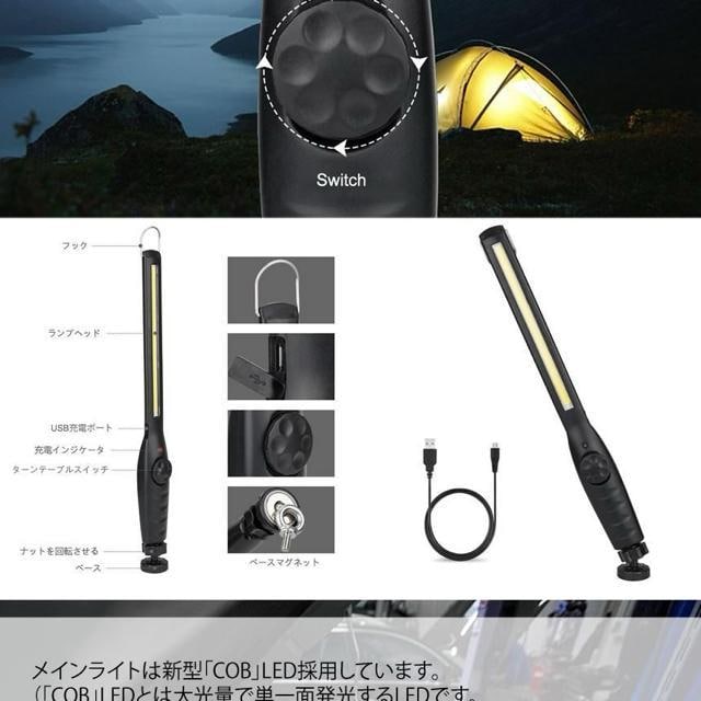 [NCg LED Ɠ COB ߉\ }Olbg nfBCg  USB [d Nbv ЊQ k   W[/X|[c 
