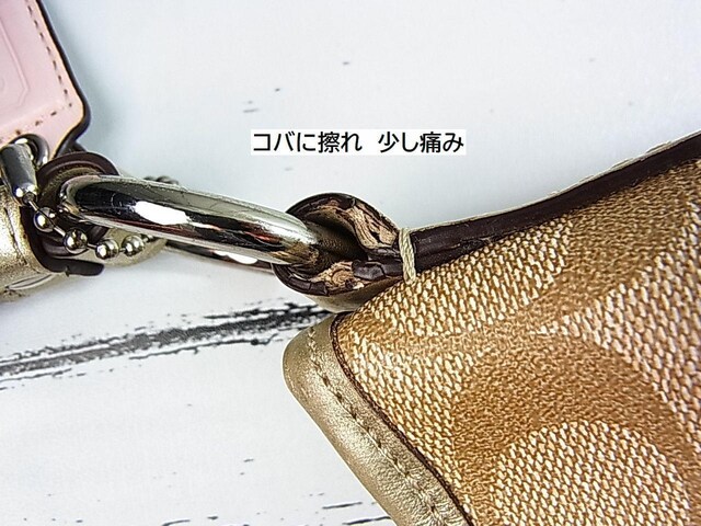 500~X^Ki@COACH(R[`) VOl`[ OV_[obO ΂ߊ| F19821 S[h PVC@U[